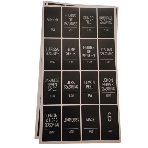 Spice and Baking Label Set - Picture 6 of 12